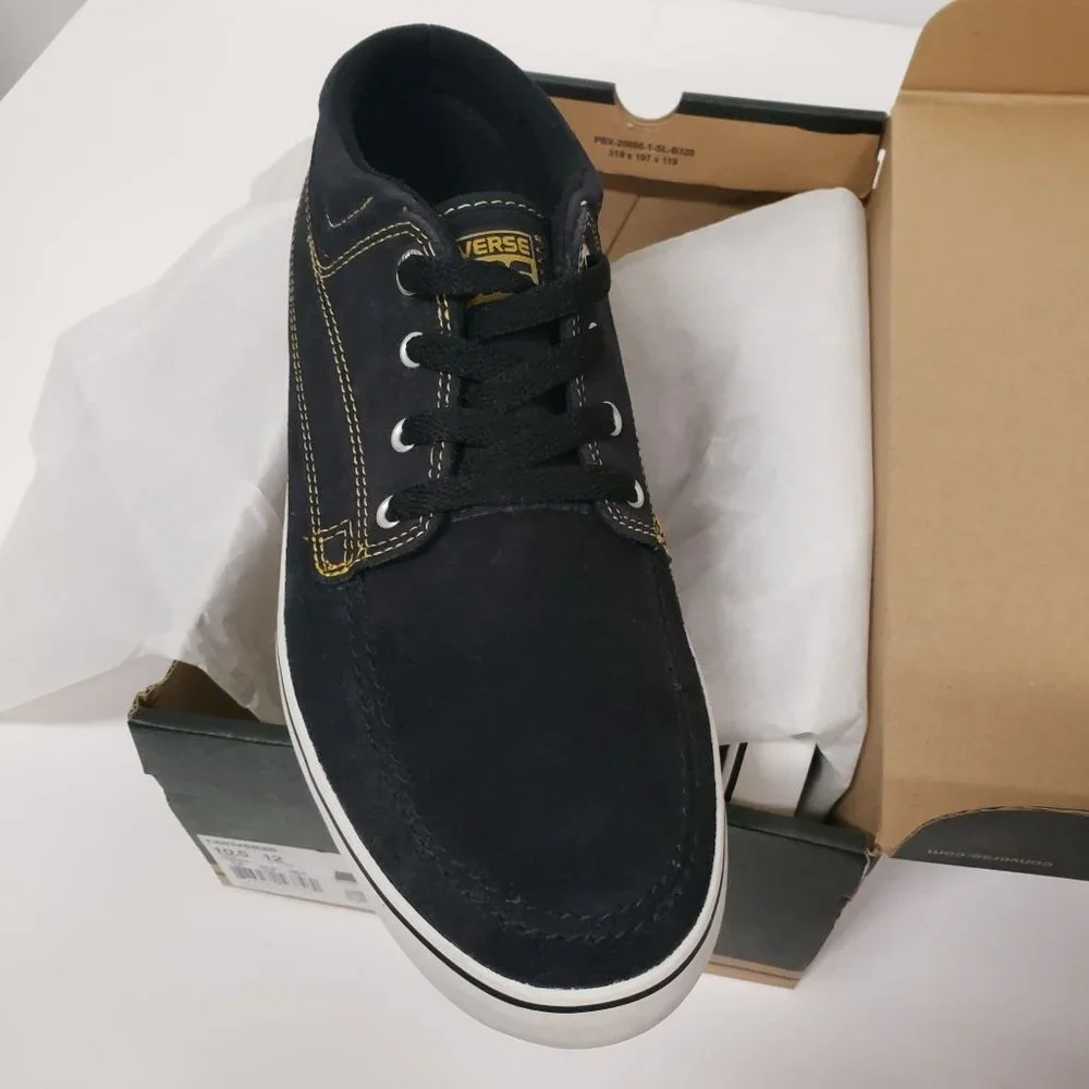 Converse Cons Sea Star‎ Mid Shoes in Black - Size M/9.5 W/11 - Picture 5 of 9